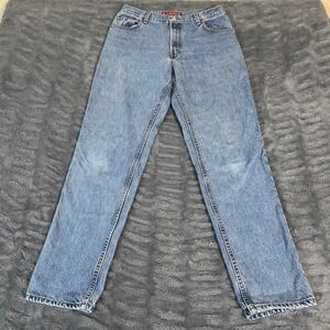 Levi Strauss & Co 550 Jeans Classic Relaxed Fit Tapered Leg Blue Denim 12 MIS L